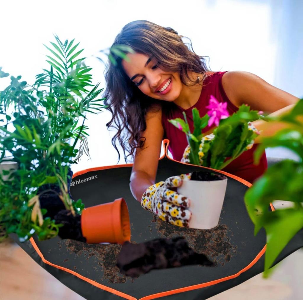 Heavy Duty Black Plant Repotting Mat