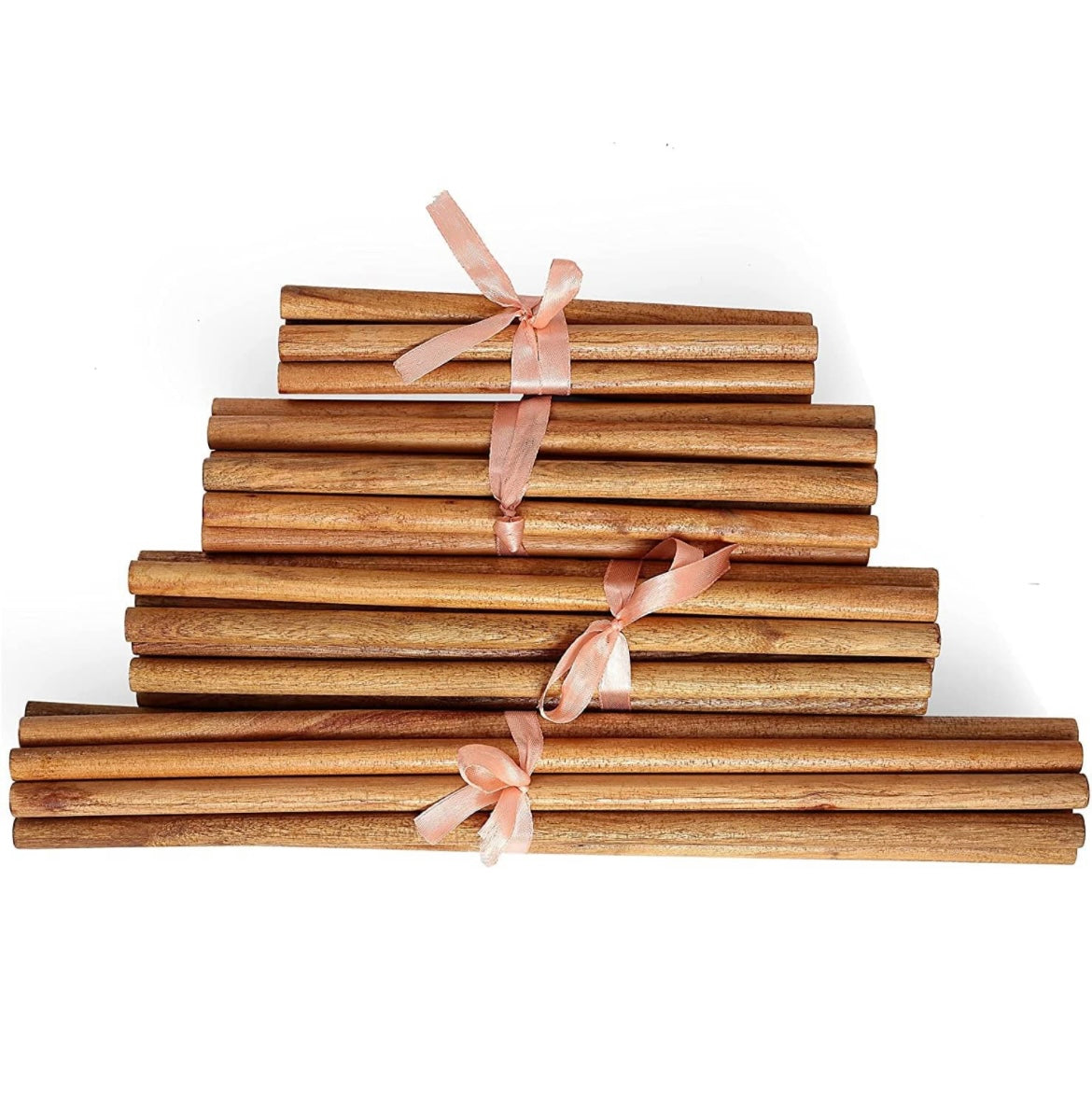 Buy Bloomax Hardwood Round Wooden Dowels Stick Rods, Wood Dowels